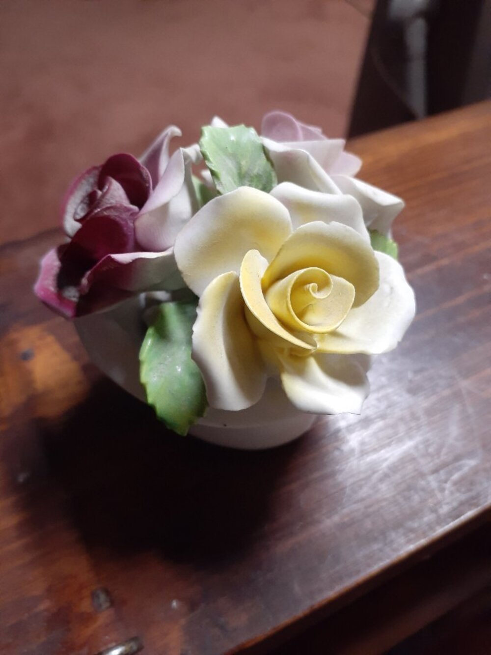 vtg bone China rose bouquet